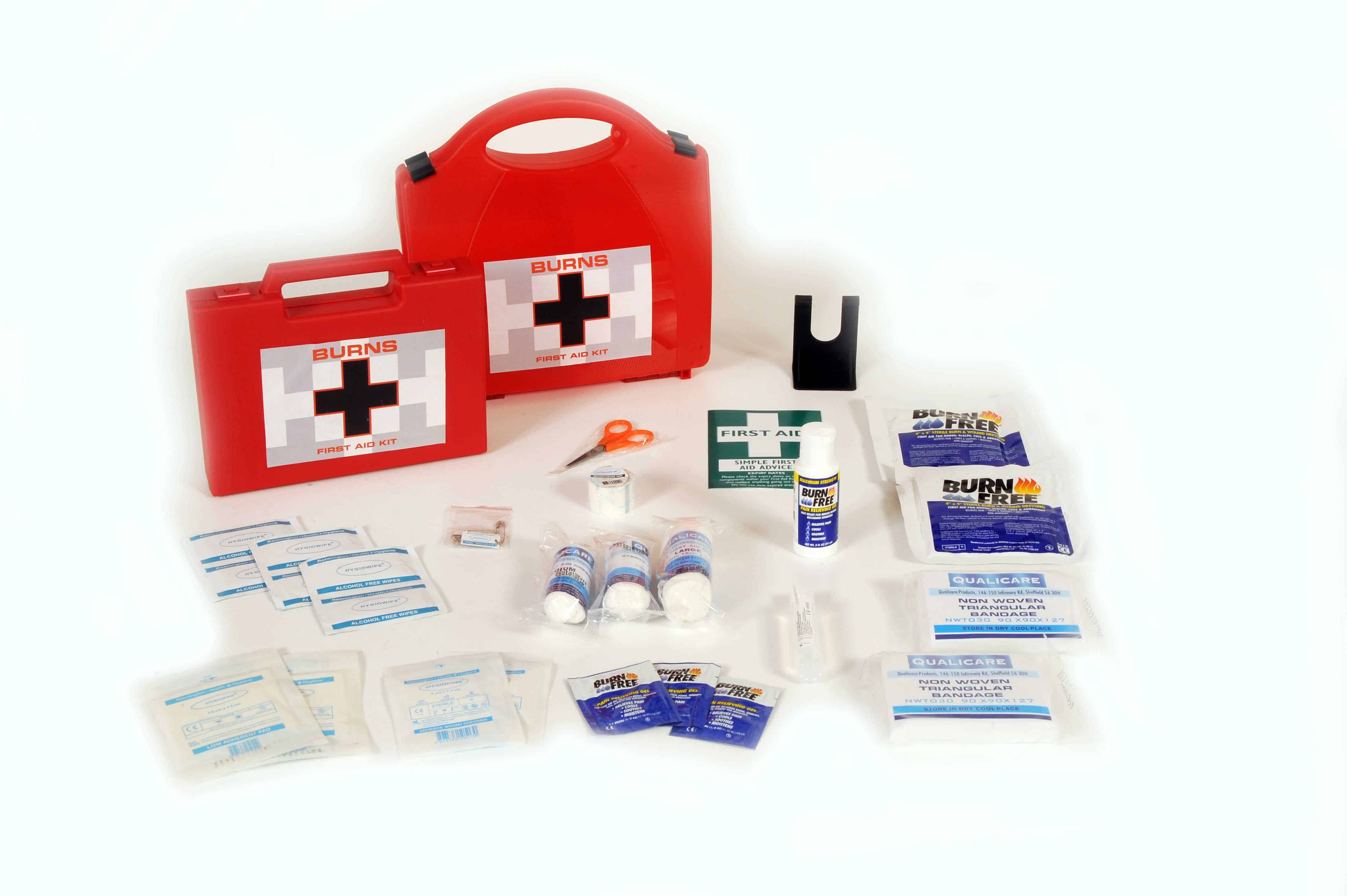 Standard Burn Kits, designed for the treatment of burn injuries