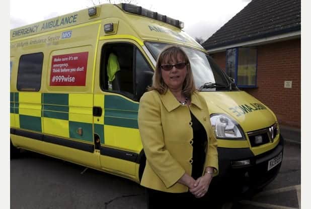 East Midlands Ambulance Service chief executive Sue Noyes