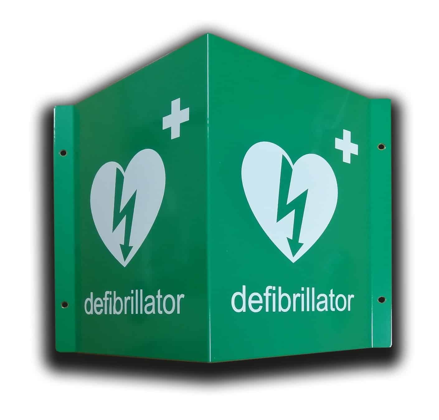 Wall Mounted Aed Location Sign From Wessex Medical