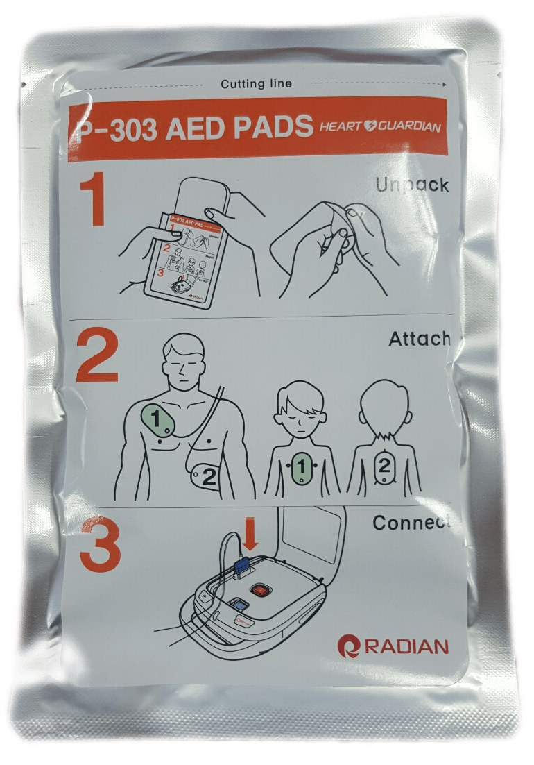 Radian Heart Guardian AED Defib Pads from Wessex Medical