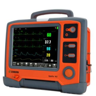 Compact multi-parameter transport monitor (with touchscreen)